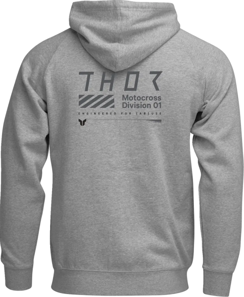 Stamp Pullover Hoodie Gray -1