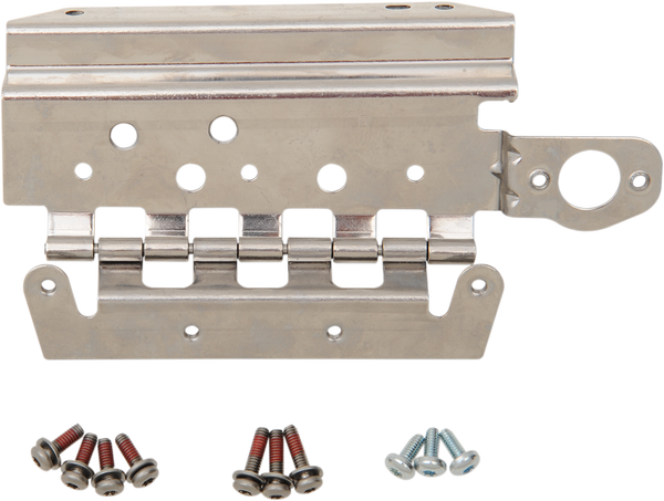 Replacement Saddlebag Lid Hinge Kit Silver, 1, nordicamoto.ro