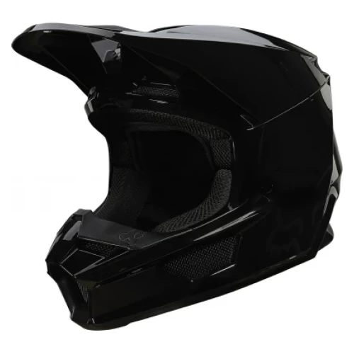 Casca Fox V1 Plaic ECE Negru XXL, 6, nordicamoto.ro