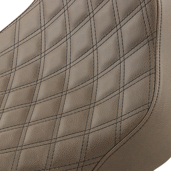 Renegade Lattice Stitch Solo Seat Brown, 1, nordicamoto.ro