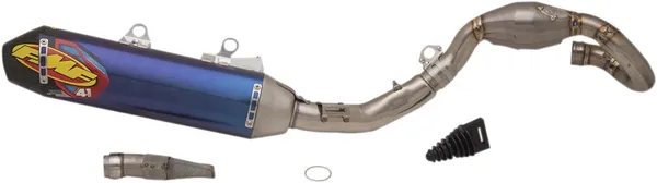 Factory 4.1 Rct Exhaust System Anodized Blue-0