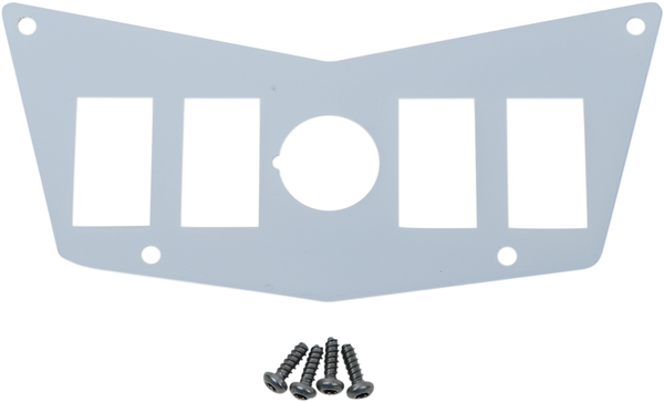 Center Dash Plate White, 1, nordicamoto.ro