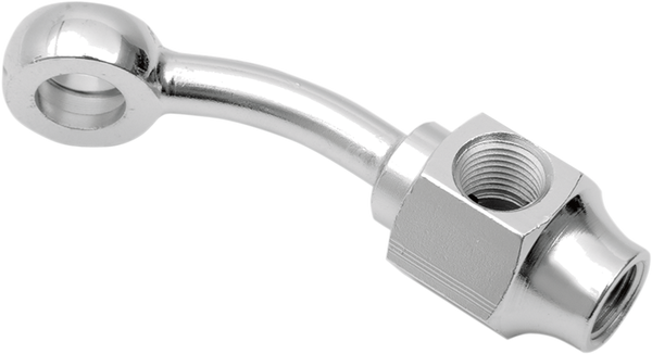 Chrome Steel Banjo Fitting Chrome, 1, nordicamoto.ro