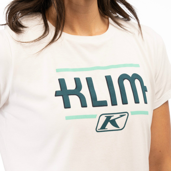 Tricou Dama Klim Kute Corp SS T Heathered Teal - Beach Glass-0