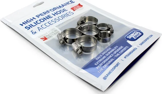 Radiator Clamp Kit Silver, 2, nordicamoto.ro