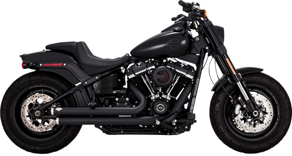 Big Shots Staggered 2-into-2 Exhaust System Black, 3, nordicamoto.ro