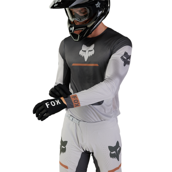 Tricou Moto Fox Flexair Optical Gri Otel-5