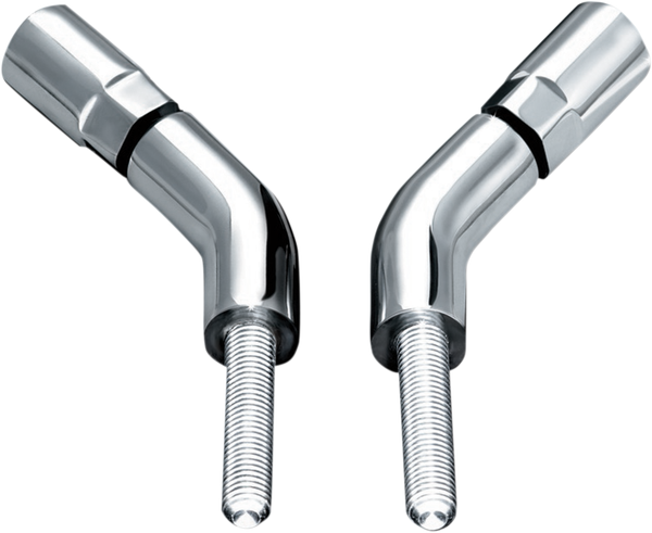 Mirror Stem Extenders Chrome, 2, nordicamoto.ro