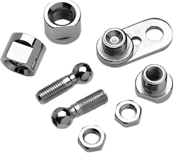 Chrome Front Turn Signal Swivel Kit Chrome, 1, nordicamoto.ro
