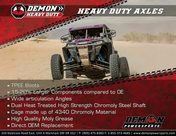 Complete Heavy-duty Axle Black -0