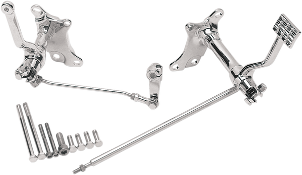 Forward Controls Without Pegs Silver Standard, 1, nordicamoto.ro