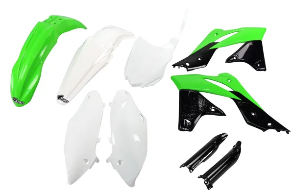 Complete Body Kit For Kawasaki White, Green, Black-0