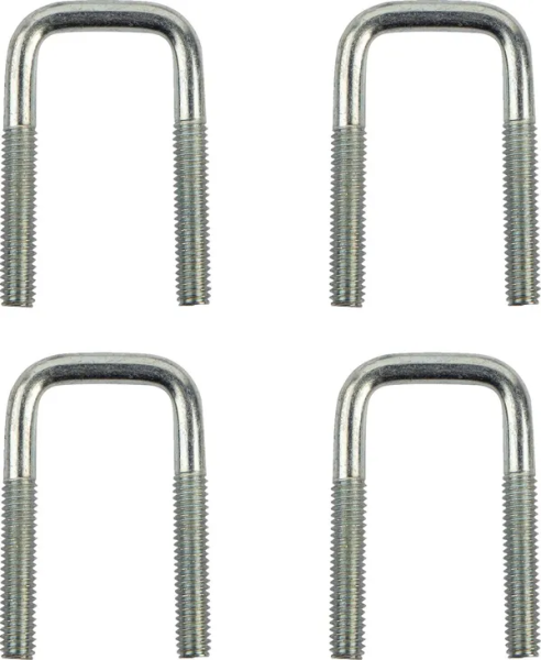 Plow Replacement U-bolts Silver -0