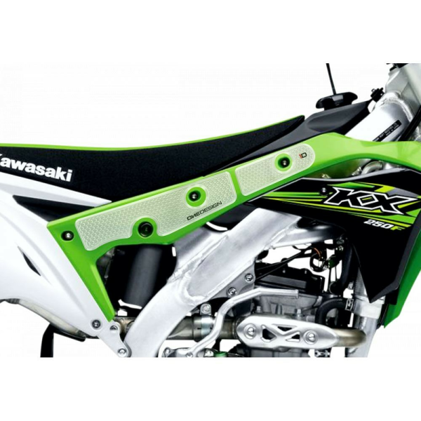 Placi Aderente Laterale Rezervor OneDesign Kx450f Clr Transparent