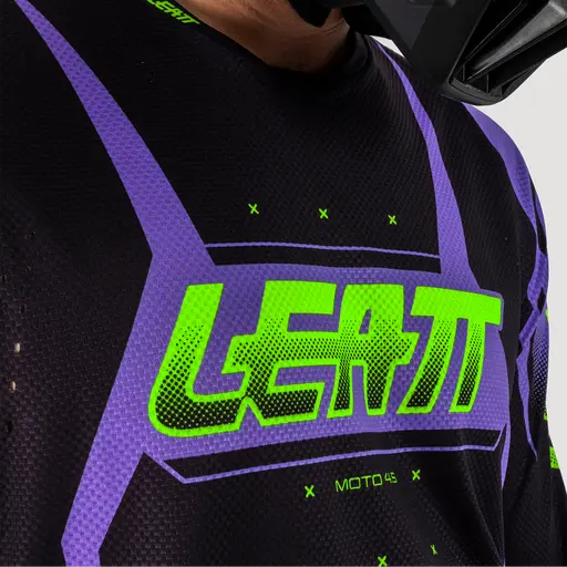 Tricou Leatt 4.5 Lite Argon Purple/Black-2