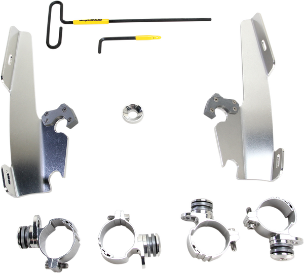Batwing Fairing Trigger-lock Mounting Kit Silver, 1, nordicamoto.ro