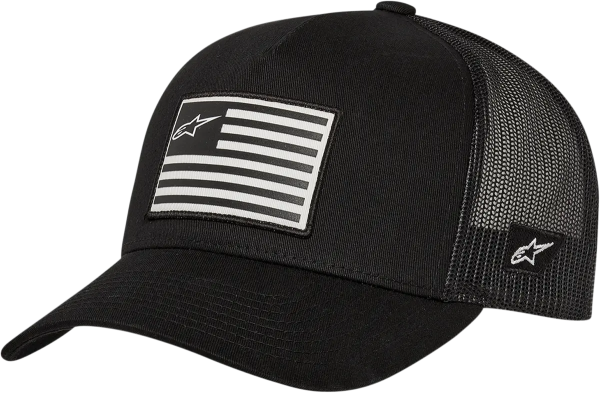 Șapcă Snapback cu steag, neagră, 1, nordicamoto.ro