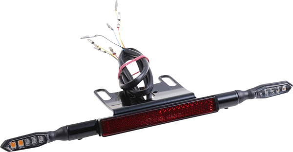 Turn Signal 3 In1 Black, Gloss, 2, nordicamoto.ro