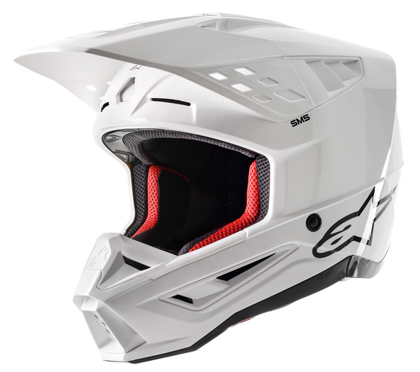 Supertech M5 Solid Mx Helmet White  M, 6, nordicamoto.ro