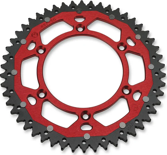 MOOSE RACING Pinion dublu spate Negru, Roșu, Anodizat, 1, nordicamoto.ro