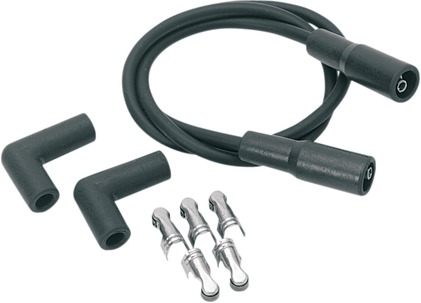 Universal Spark Plug Wire Kit Black, 1, nordicamoto.ro
