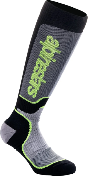 Sosete Alpinestars Mx Plus Black/Gray/Yellow-1