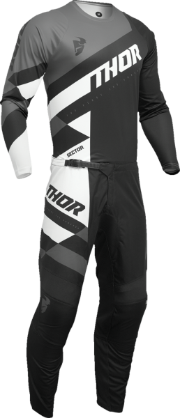 Youth Sector Checker Jersey Black, Gray -3