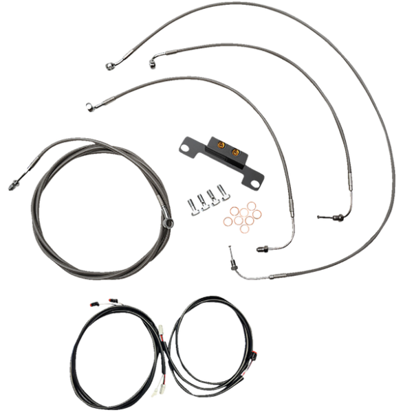 Complete Plug-and-play Cable Kit Silver, 1, nordicamoto.ro