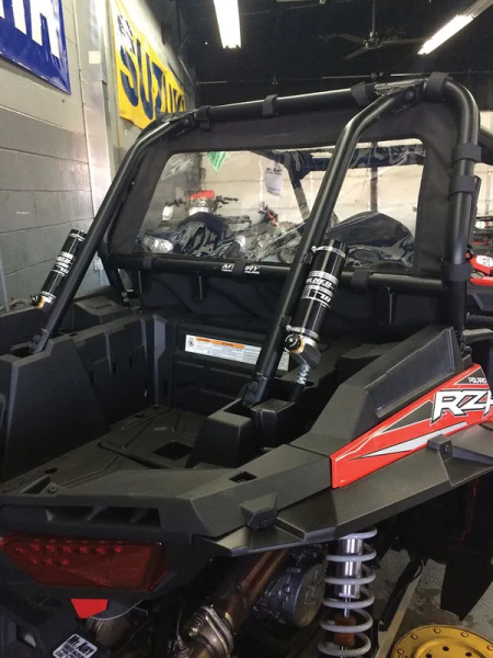 Utv Rear Windscreen Black 