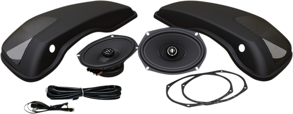 Saddlebag Lid And Xl Speaker Kit Black, 2, nordicamoto.ro