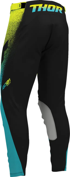 Pantaloni Launchmode Darkside Negru-Albastru-Galben, 3, nordicamoto.ro