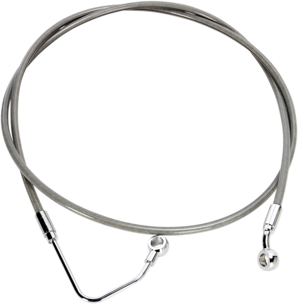 Xr Stainless Upper Brake Line Silver, Polished Oversize [+254 mm (10'')], 3, nordicamoto.ro