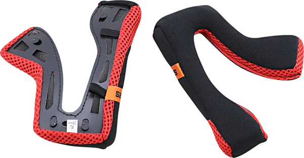 Sm5 Helmet Cheek Pad Gray, Red, 1, nordicamoto.ro