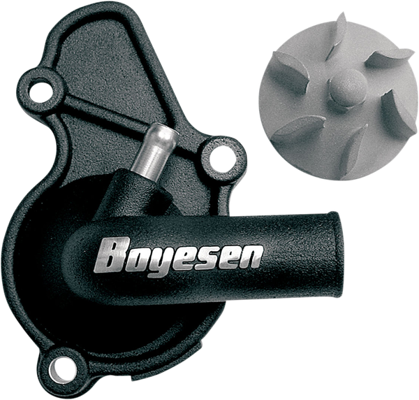 Supercooler Water Pump Cover And Impeller Kit Black, 1, nordicamoto.ro