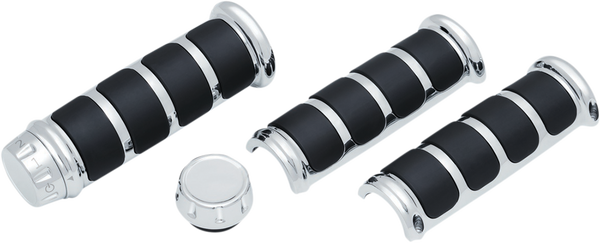 Three-piece Iso®-grips Silver, 2, nordicamoto.ro