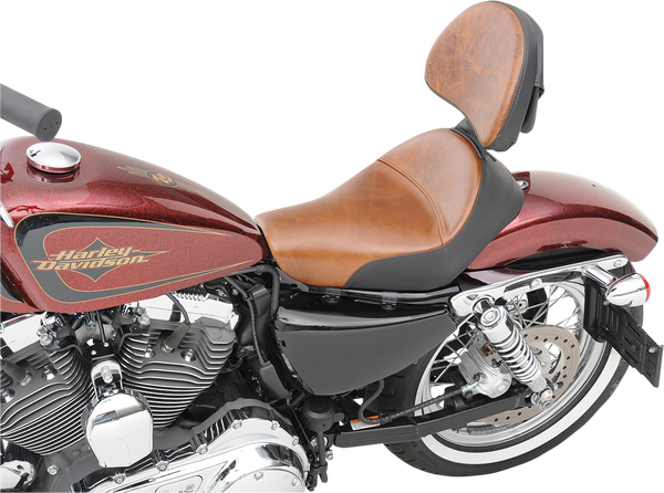 Renegade Leather Lariat Solo Seat Brown, 2, nordicamoto.ro
