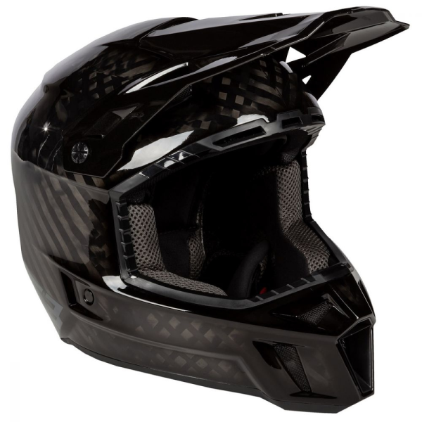 Casca Snowmobil Klim F3 Carbon ECE Ghost Black-2