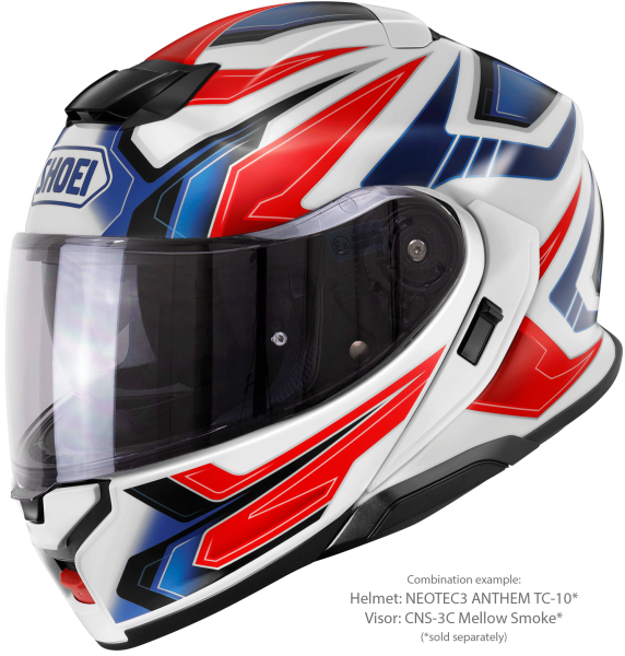 Casca Flip-up SHOEI NEOTEC3 ANTHEM TC-10 Albastru/Rosu/Alb XXL-1