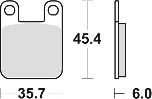 Placute frana fata/spate TRW Organice KTM SX 60/65 '98-'01/SUZUKI AY 50 '97-'06/YAMAHA TZR 50 '03 -