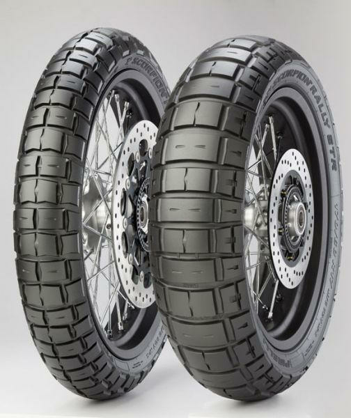 Set anvelope 120/70-17 + 150/60-17 Pirelli Scorpion Rally STR