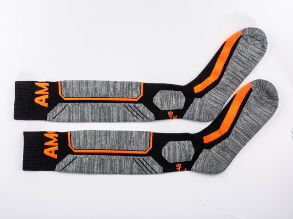 Sosete AMOQ Black/Orange-1