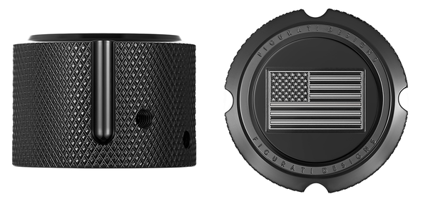 Front Axle Nut Cover Black, 1, nordicamoto.ro