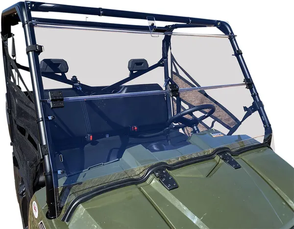Deluxe Full Folding Windshield Clear -5