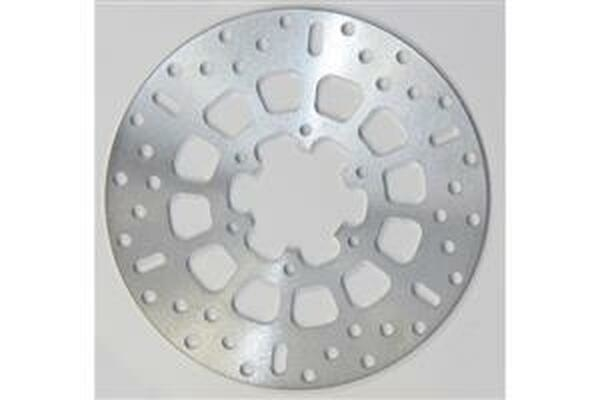 Round Fixed Brake Rotor Silver, Stainless Steel, 1, nordicamoto.ro