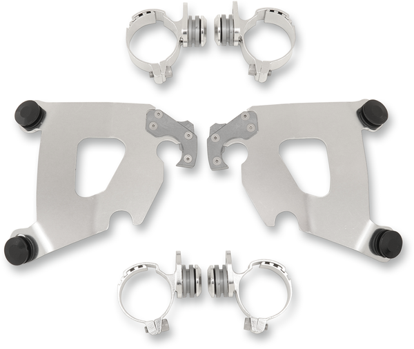 Cafe Fairing Trigger-lock Mounting Hardware Silver, 1, nordicamoto.ro