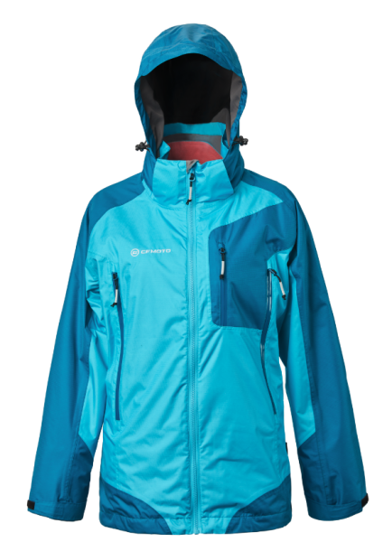 Geacă Damă Snowmobil 3-în-1 Albastră cu Polar Fleece CFMOTO, 12, nordicamoto.ro