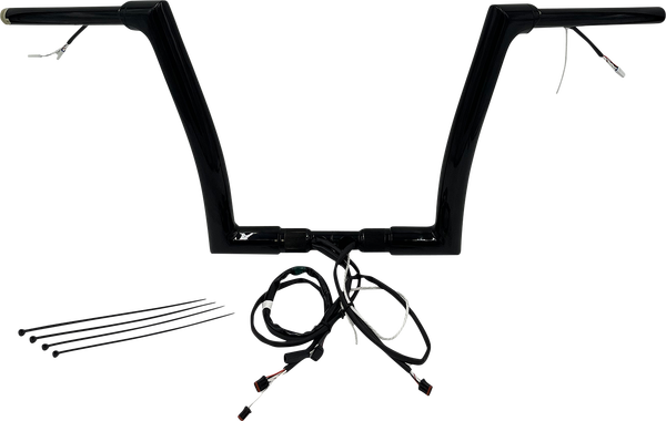 Plug & Play Ez Install 1-1/2(r) Flat Top Handlebar Kit Black, 2, nordicamoto.ro
