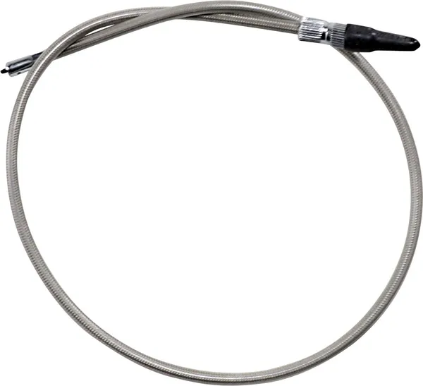 Armor Coat Braided Stainless Steel Speedometer Cable For Cruisers Silver-0