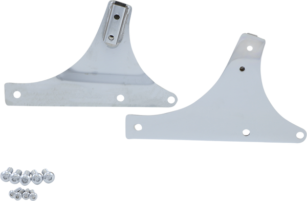 Sissy Bar Side Plates Silver, 3, nordicamoto.ro