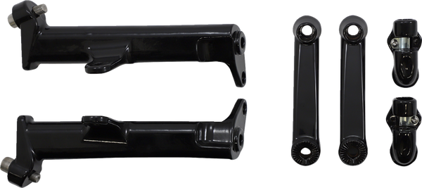 Driver Floorboard Highway Peg Mounts Black, 3, nordicamoto.ro